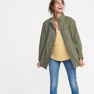 Old Navy army green Utility military jacket XXL